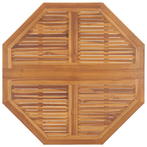 Tavolo da Giardino Pieghevole 110x110x75 cm in Massello di Teak 318480