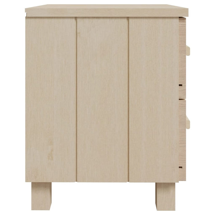 Comodini 2 pz Miele 40x35x44,5 cm in Legno Massello di Pino cod mxl 44155