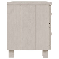 Comodini 2 pz Bianchi 40x35x44,5 cm in Legno Massello di Pino cod mxl 30123