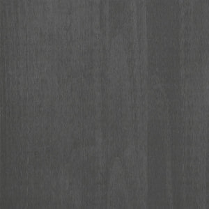 Comodini 2 pz Grigio Scuro 40x35x44,5 cm Legno Massello di Pino cod mxl 30197