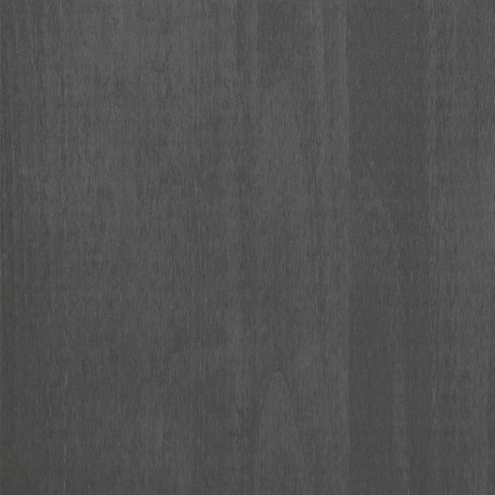 Comodini 2 pz Grigio Scuro 40x35x44,5 cm Legno Massello di Pino cod mxl 30197