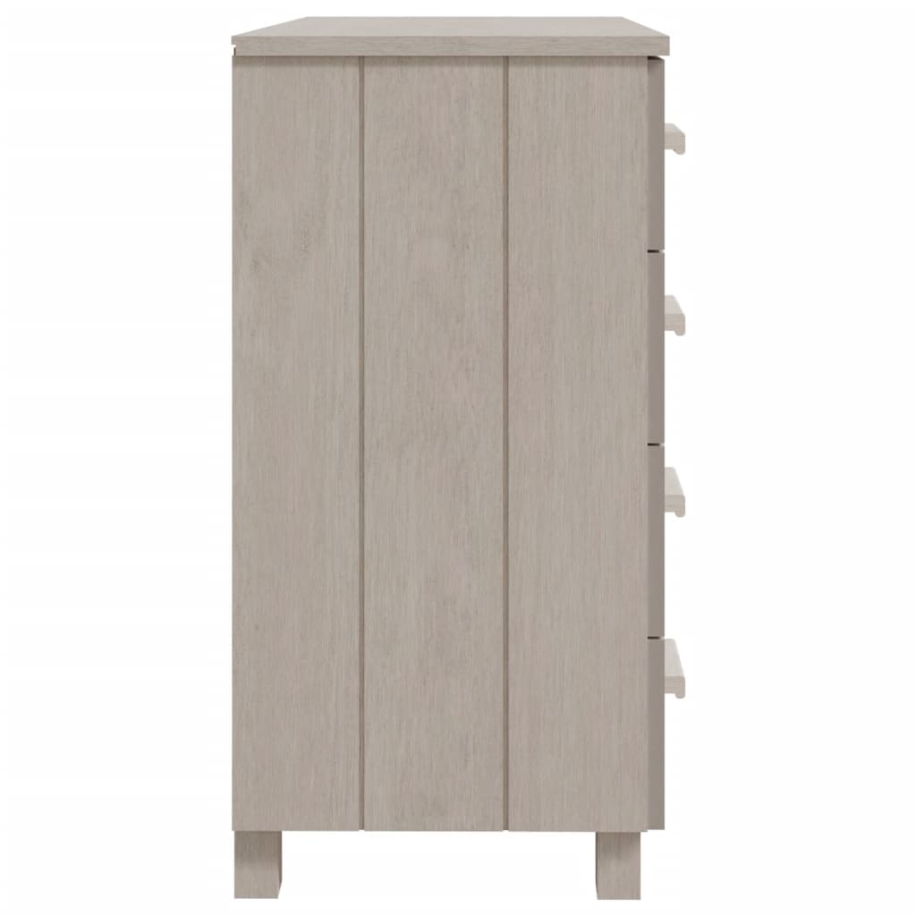 Credenza Bianca 79x40x80 cm in Legno Massello di Pino cod mxl 17061