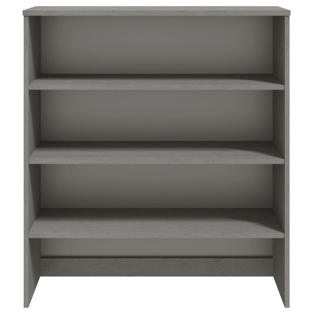 Ripiano per Credenza Grigio Chiaro 90x30x100 cm Legno di Pino