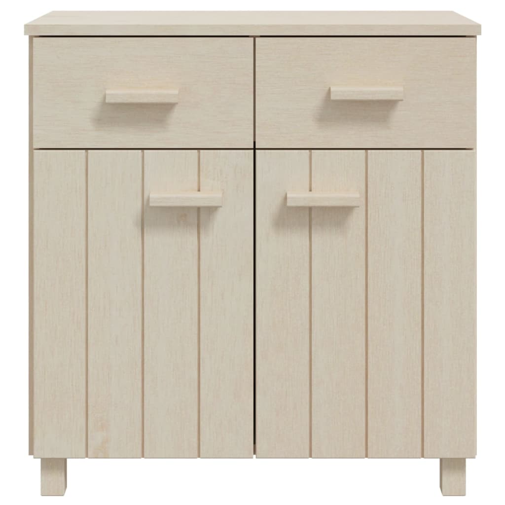 Credenza Marrone Miele 79x40x80 cm in Legno Massello di Pino cod mxl 16015