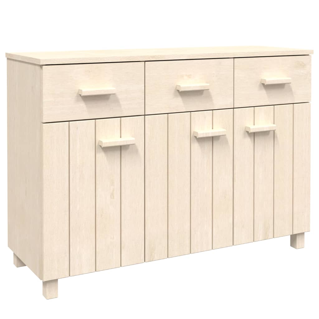 Credenza HAMAR Miele 113x40x80 cm in Legno Massello di Pino 340440