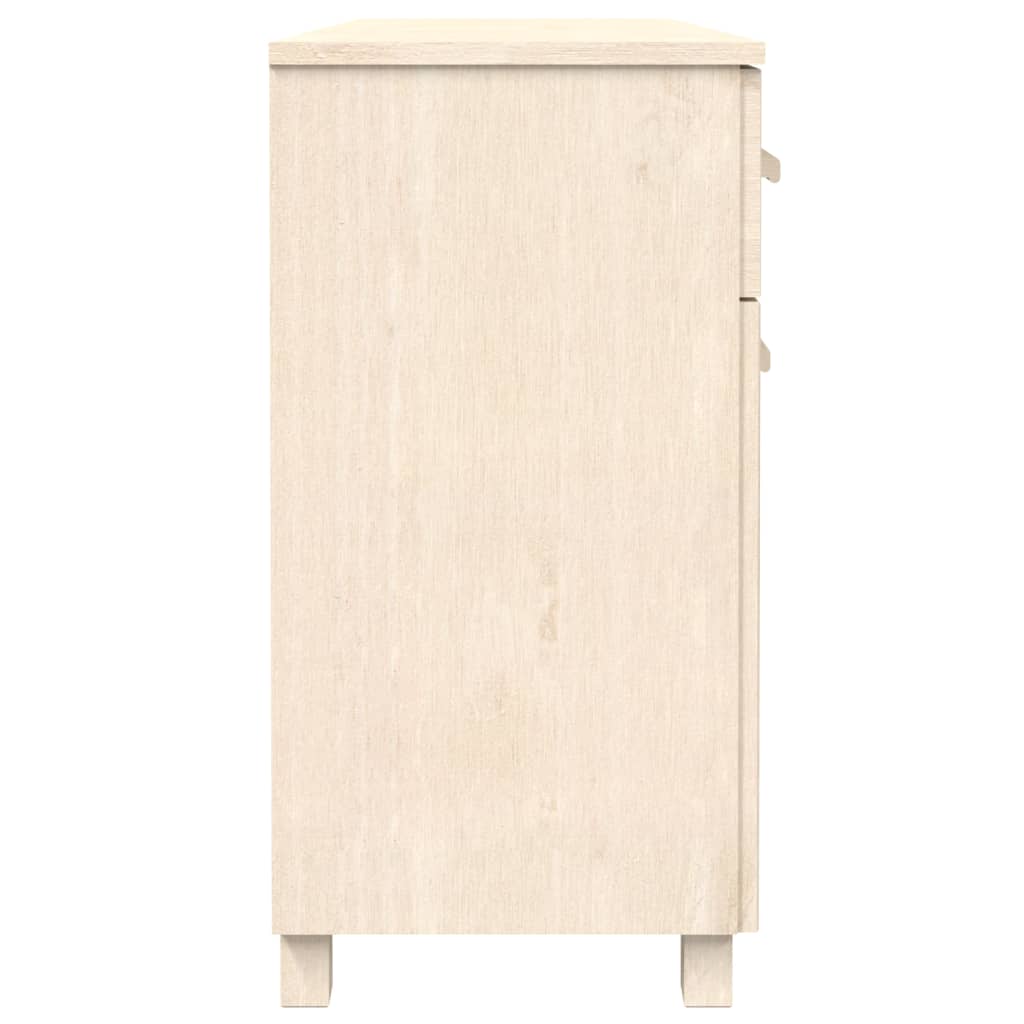 Credenza HAMAR Miele 113x40x80 cm in Legno Massello di Pino 340440