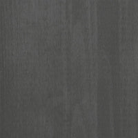 Tavolino HAMAR Grigio Scuro 100x55x35 cm Legno Massello di Pino 340454