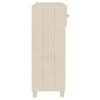 Consolle HAMAR Miele 90x35x90 cm in Legno Massello di Pino 340464