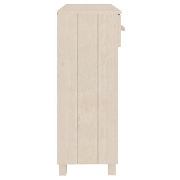 Consolle HAMAR Miele 90x35x90 cm in Legno Massello di Pino 340464