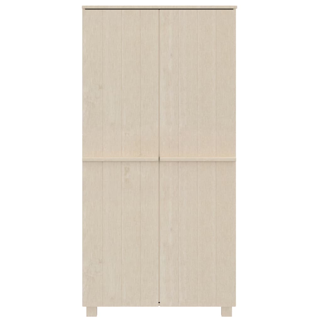 Armadio HAMAR ambra 89x50x180 cm in Legno Massello di Pino 340480