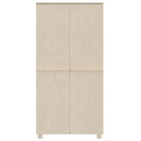 Armadio HAMAR ambra 89x50x180 cm in Legno Massello di Pino 340480