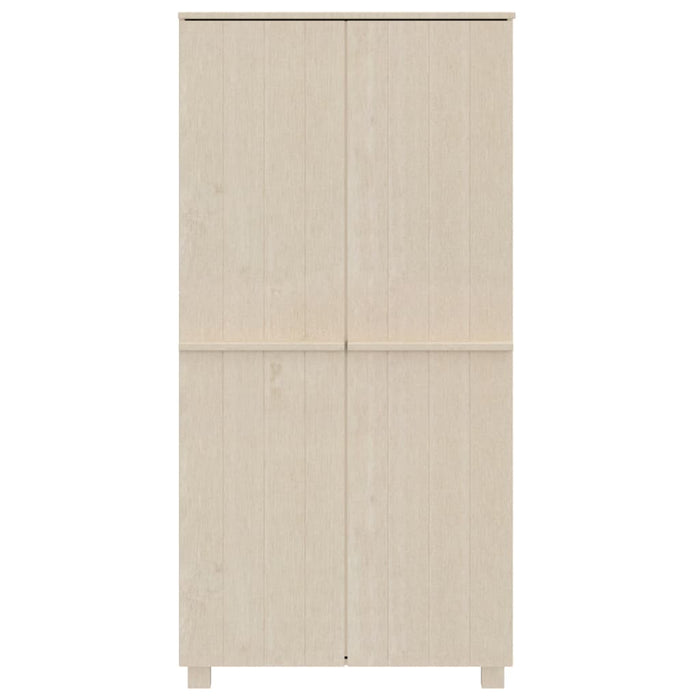 Armadio HAMAR ambra 89x50x180 cm in Legno Massello di Pino 340480