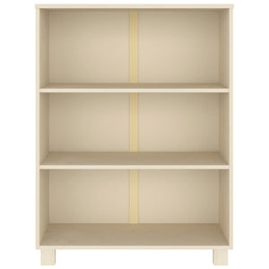 Libreria Marrone Miele 85x35x112 cm in Legno Massello di Pino