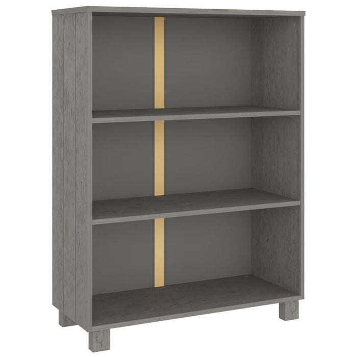 Libreria Grigio Chiaro 85 x 35 x 112 cm Legno Massello di Pino