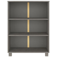 Libreria Grigio Chiaro 85 x 35 x 112 cm Legno Massello di Pino