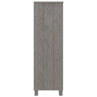 Libreria Grigio Chiaro 85 x 35 x 112 cm Legno Massello di Pino