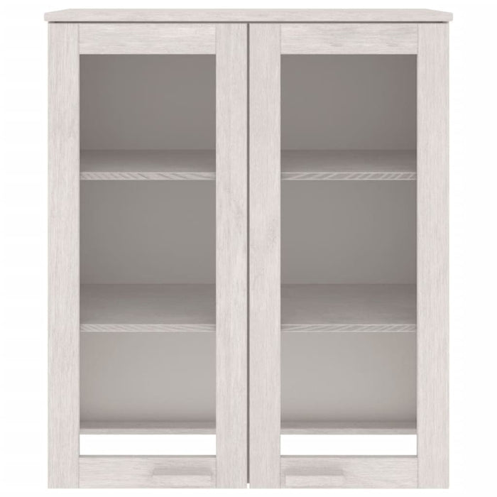 Scaffale per Credenza Bianco 85x35x100 cm Legno di Pino cod mxl 19231