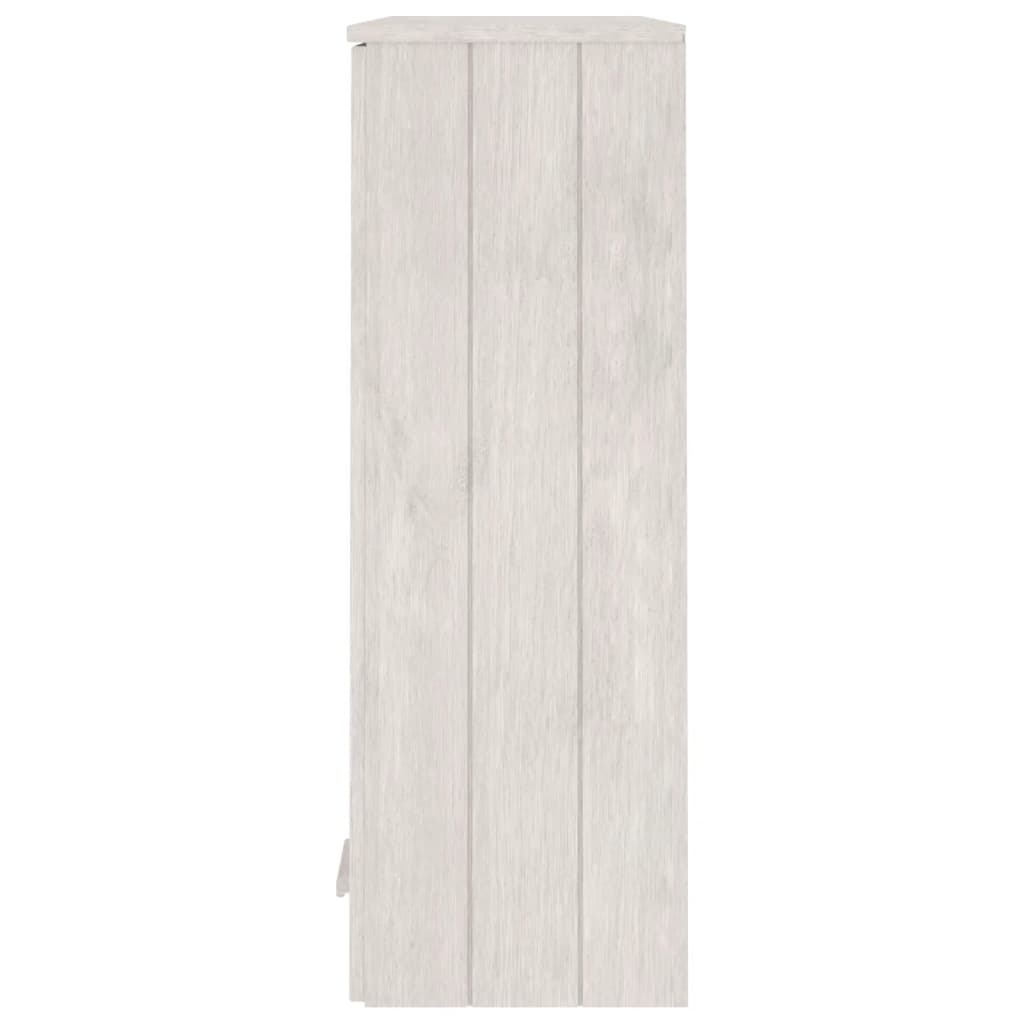 Scaffale per Credenza Bianco 85x35x100 cm Legno di Pino cod mxl 19231