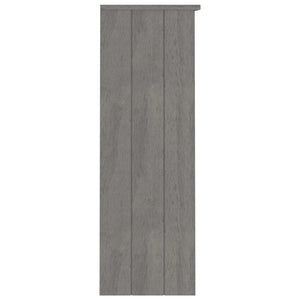 Scaffale per Credenza Grigio Chiaro 85x35x100 cm Legno di Pino cod mxl 13755