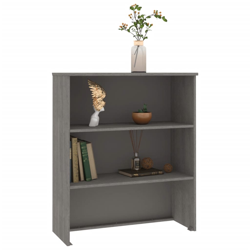 Scaffale per Credenza Grigio Chiaro 85x35x100 cm Legno di Pino cod mxl 13755