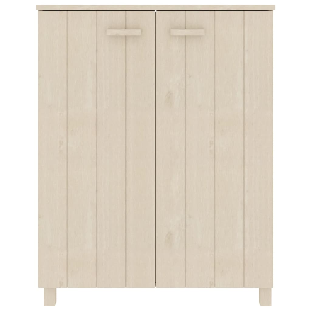 Scarpiera Miele 85x40x108 cm in Legno Massello di Pino cod mxl 46350