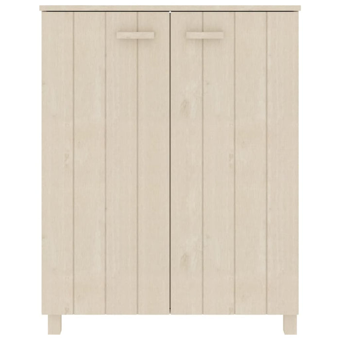 Scarpiera Miele 85x40x108 cm in Legno Massello di Pino cod mxl 46350