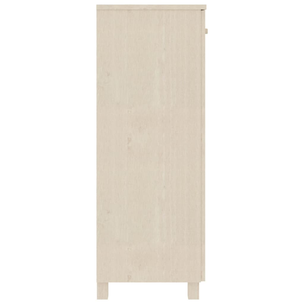 Scarpiera Miele 85x40x108 cm in Legno Massello di Pino cod mxl 46350