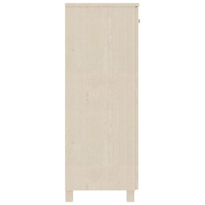 Scarpiera Miele 85x40x108 cm in Legno Massello di Pino cod mxl 46350