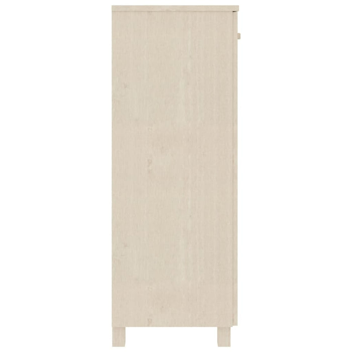 Scarpiera Miele 85x40x108 cm in Legno Massello di Pino cod mxl 46350