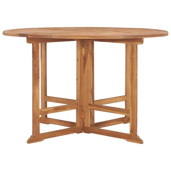 Set da Pranzo Pieghevole per Esterni 5pz Legno Massello di Teak cod mxl 48213