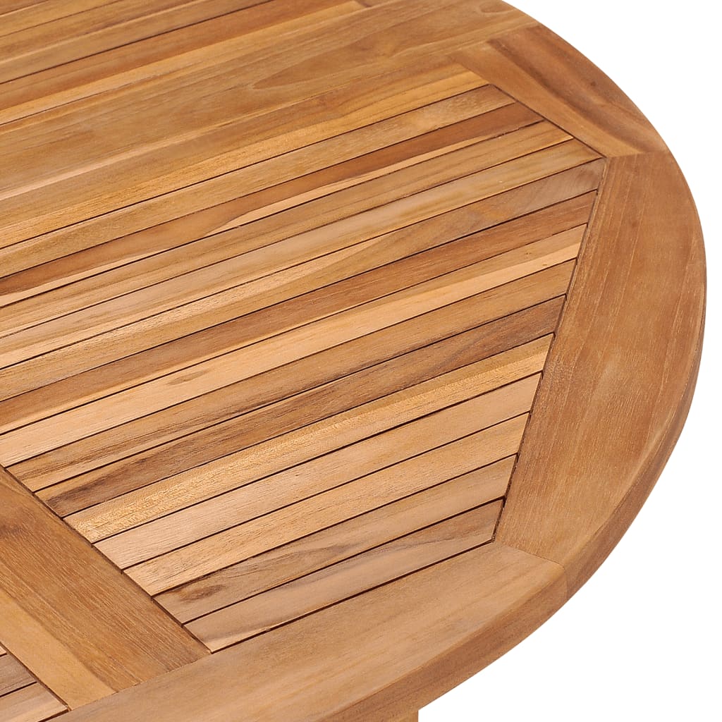 Set da Pranzo Pieghevole per Esterni 5pz Legno Massello di Teak cod mxl 48213