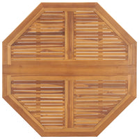 Set da Pranzo Pieghevole per Esterni 5pz Legno Massello di Teak 3096573