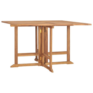 Set da Pranzo Pieghevole per Esterni 5pz Legno Massello di Teak 3096575