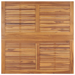 Set da Pranzo Pieghevole per Esterni 5pz Legno Massello di Teak 3096575