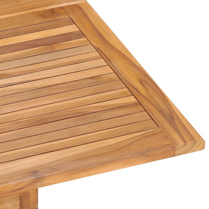 Set da Pranzo Pieghevole per Esterni 5pz Legno Massello di Teak 3096575