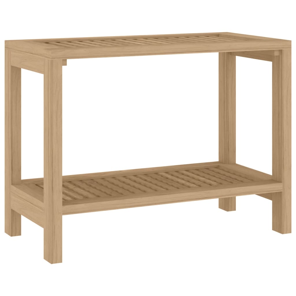 Tavolino da Bagno 60x30x45 cm in Legno Massello di Teakcod mxl 73259