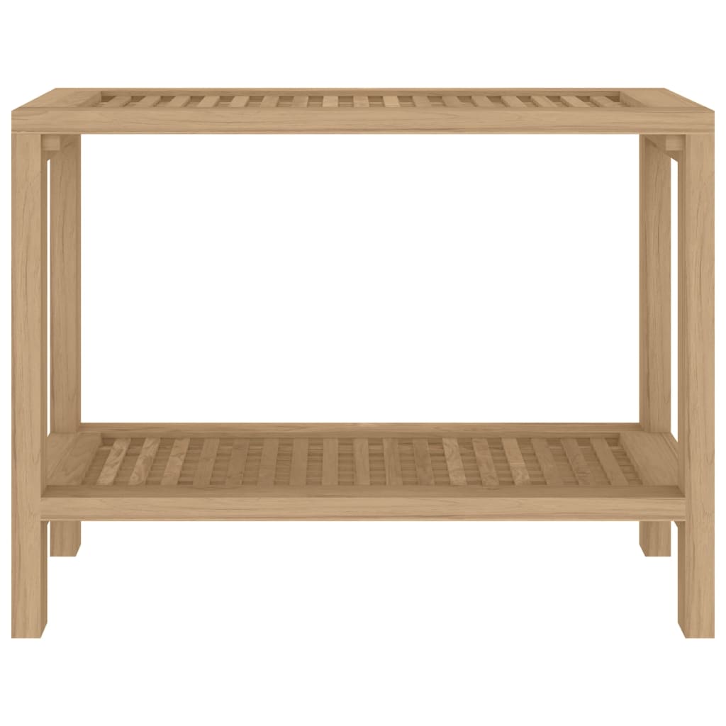 Tavolino da Bagno 60x30x45 cm in Legno Massello di Teakcod mxl 73259