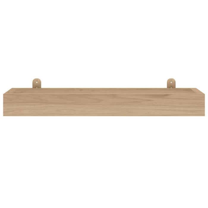 Mensole da Parete 2 pz 60x15x4 cm in Legno Massello di Teak 340755