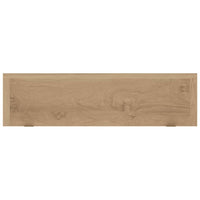 Mensole da Parete 2 pz 60x15x6 cm in Legno Massello di Teak cod mxl 69226