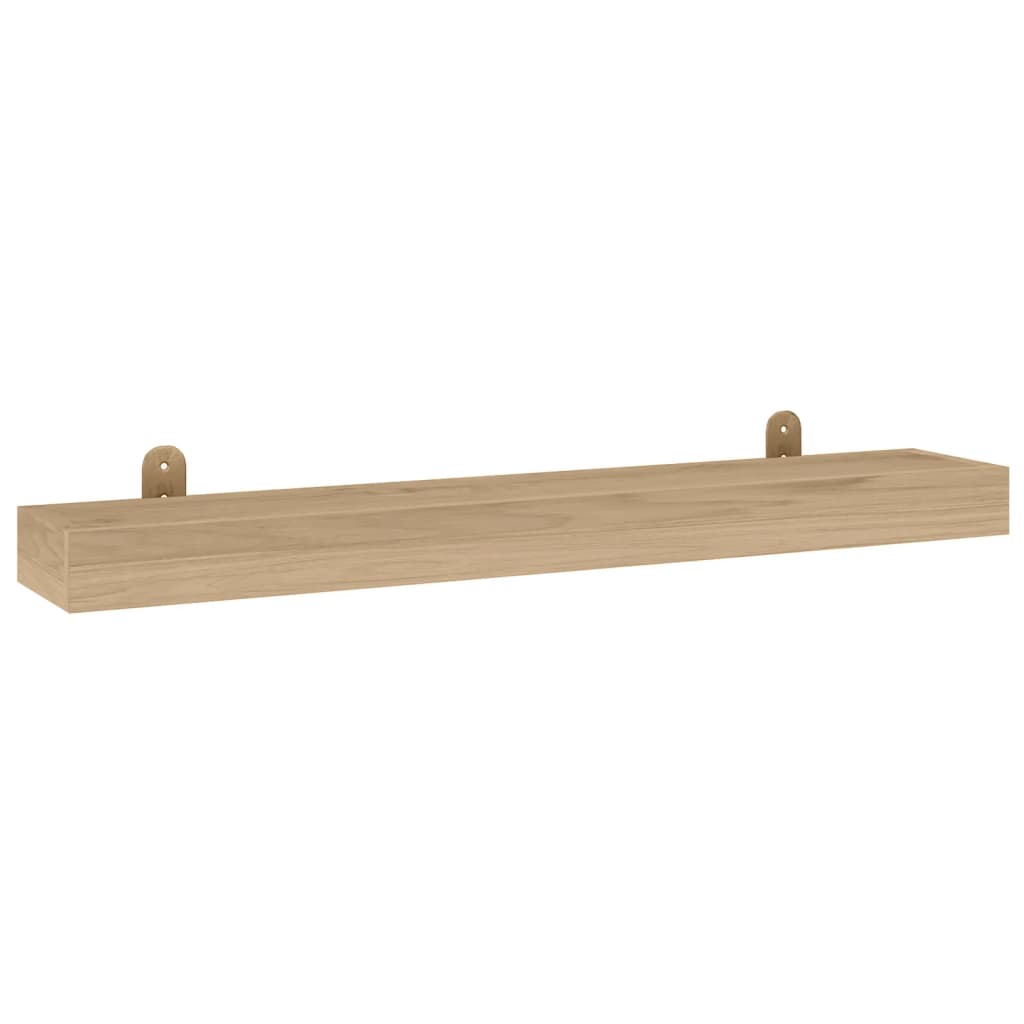 Mensole da Parete 2 pz 90x15x6 cm in Legno Massello di Teak cod mxl 69237