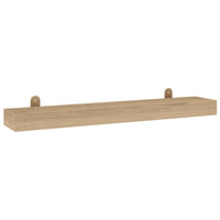 Mensole da Parete 2 pz 90x15x6 cm in Legno Massello di Teak cod mxl 69237