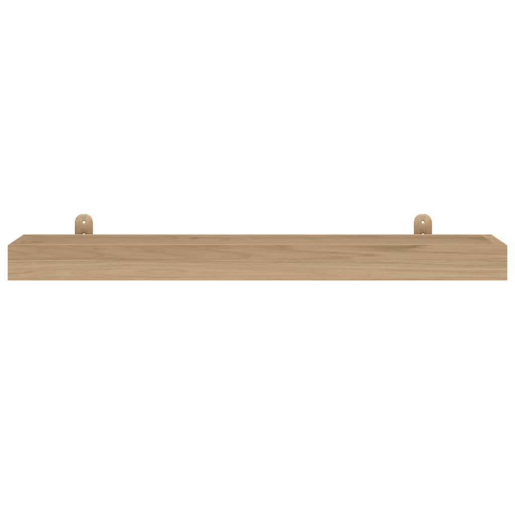 Mensole da Parete 2 pz 90x15x6 cm in Legno Massello di Teak cod mxl 69237