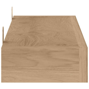 Mensole da Parete 2 pz 90x15x6 cm in Legno Massello di Teak cod mxl 69237