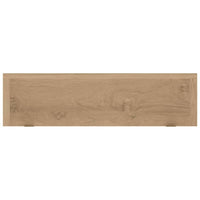 Mensole da Parete 2 pz 90x15x6 cm in Legno Massello di Teak cod mxl 69237