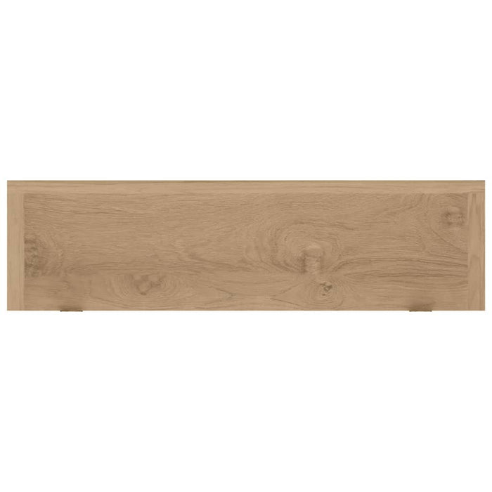 Mensole da Parete 2 pz 90x15x6 cm in Legno Massello di Teak 340756