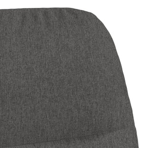 Poltrona Relax Grigio Scuro in Tessuto 340991