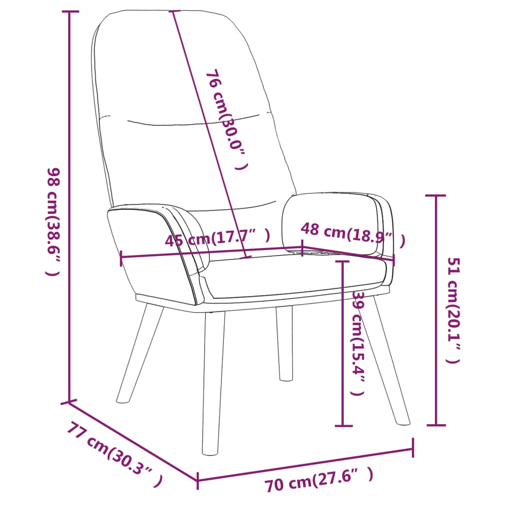 Poltrona Relax Grigio Scuro in Tessuto 340991