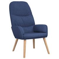 Sedia Relax Blu in Tessuto 340994