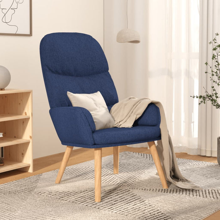 Sedia Relax Blu in Tessuto 340994