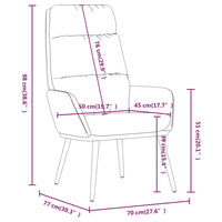 Poltrona Relax Grigio Chiaro in Tessuto cod mxl 14954